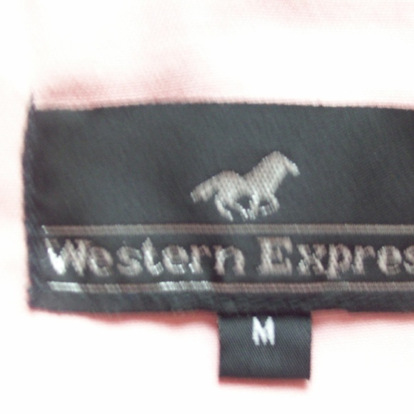 NWT Men’s Pink Western Express Shirt - Picture 2 of 7